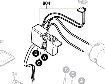 Interrupteur réf. 2 609 002 109 BOSCH